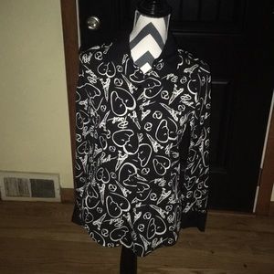 Catherine malandrino for design nation blouse